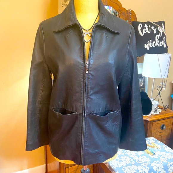 Kathy Ireland Leather Jacket 